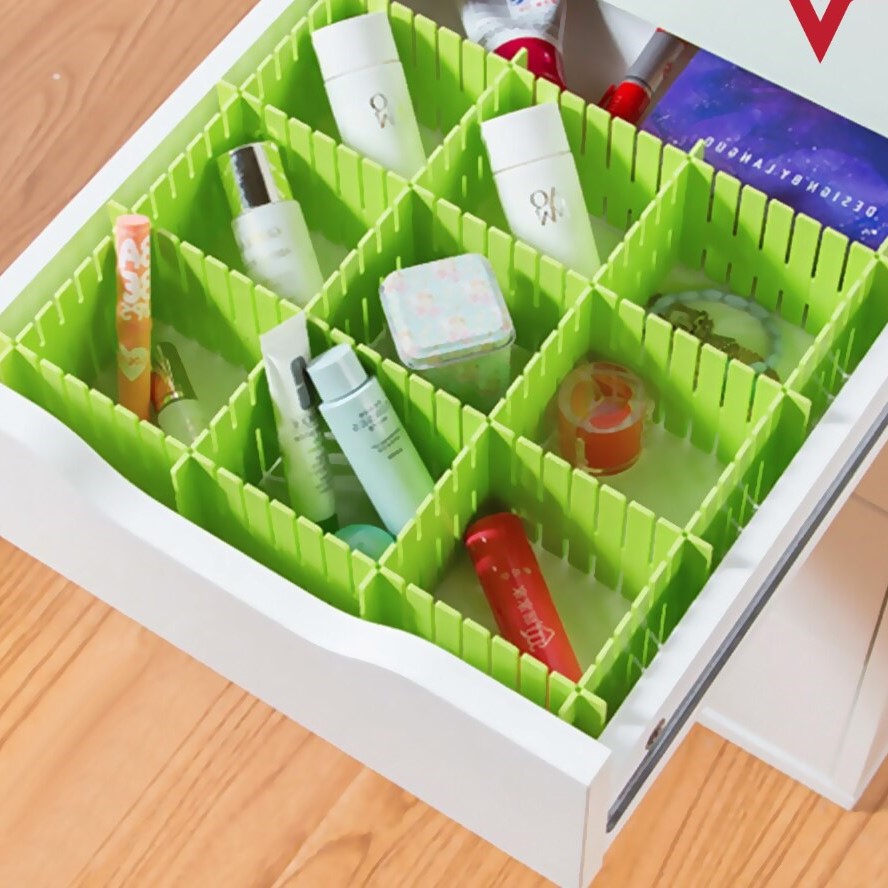 4pcs - Drawer Organizer, Wardrobe and Drawer Organizing, Adjustable Drawer Organizer Strips