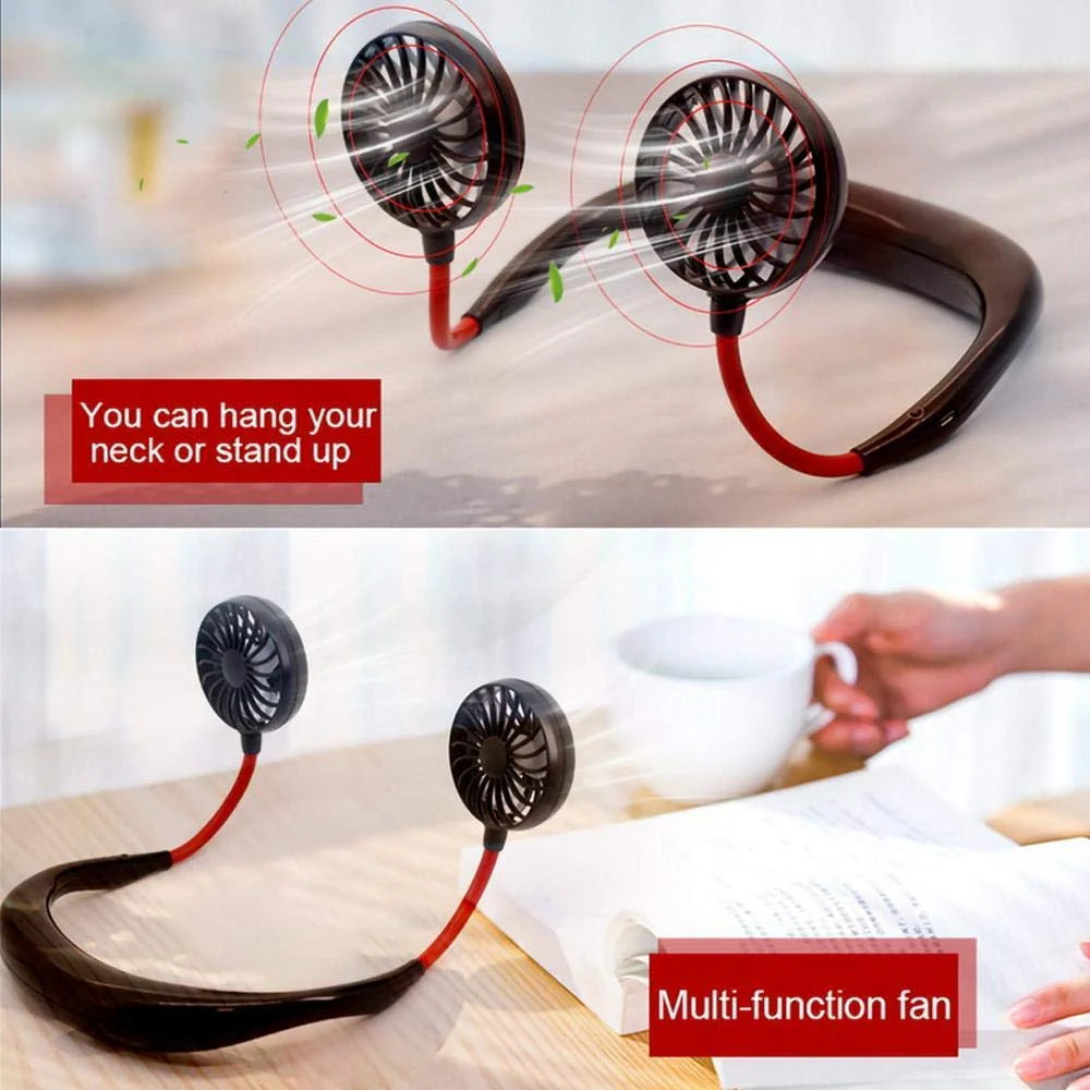 Sports Portable Hanging Neck Small Fan