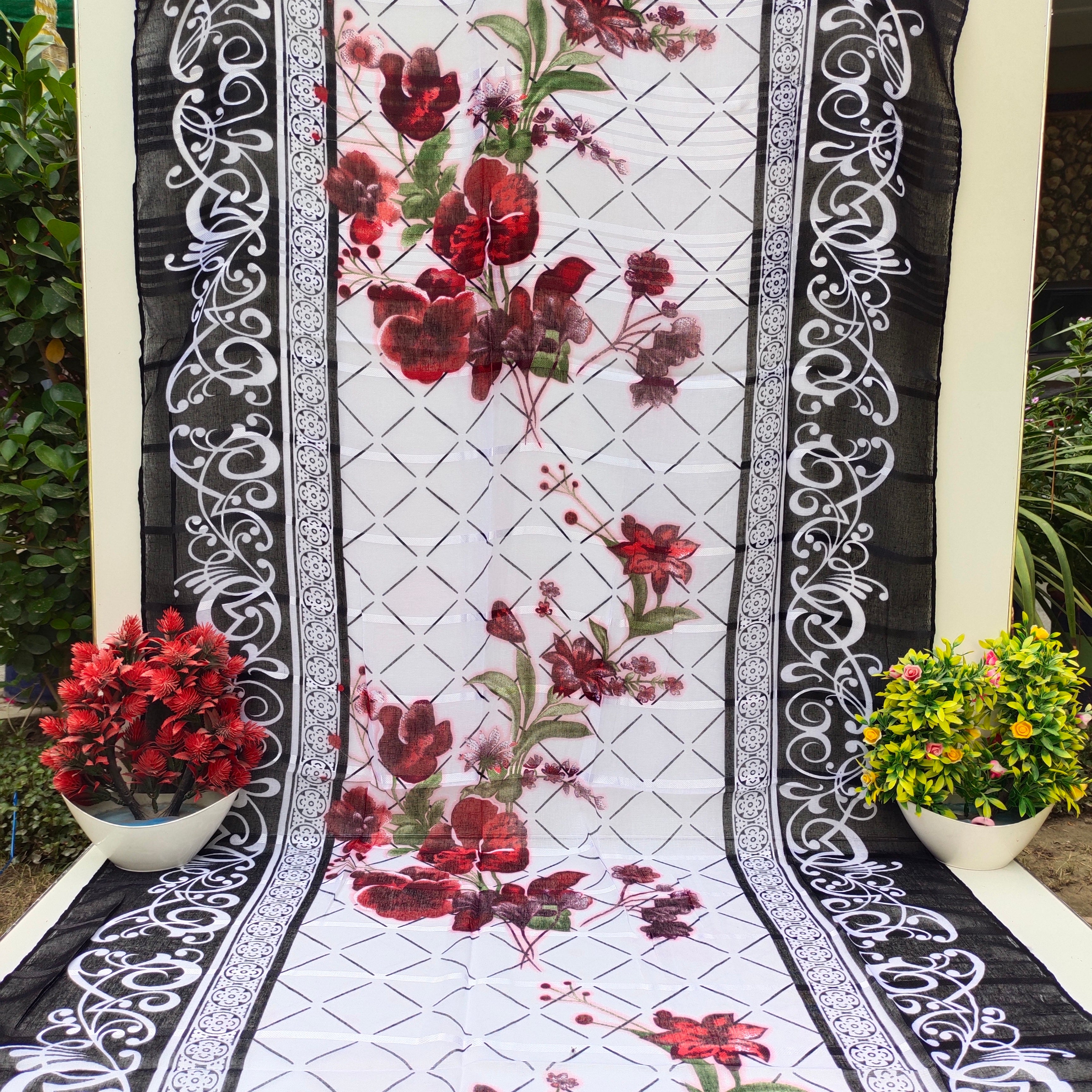 Elegant Cotton Mix Stoller (Black) | IS-27