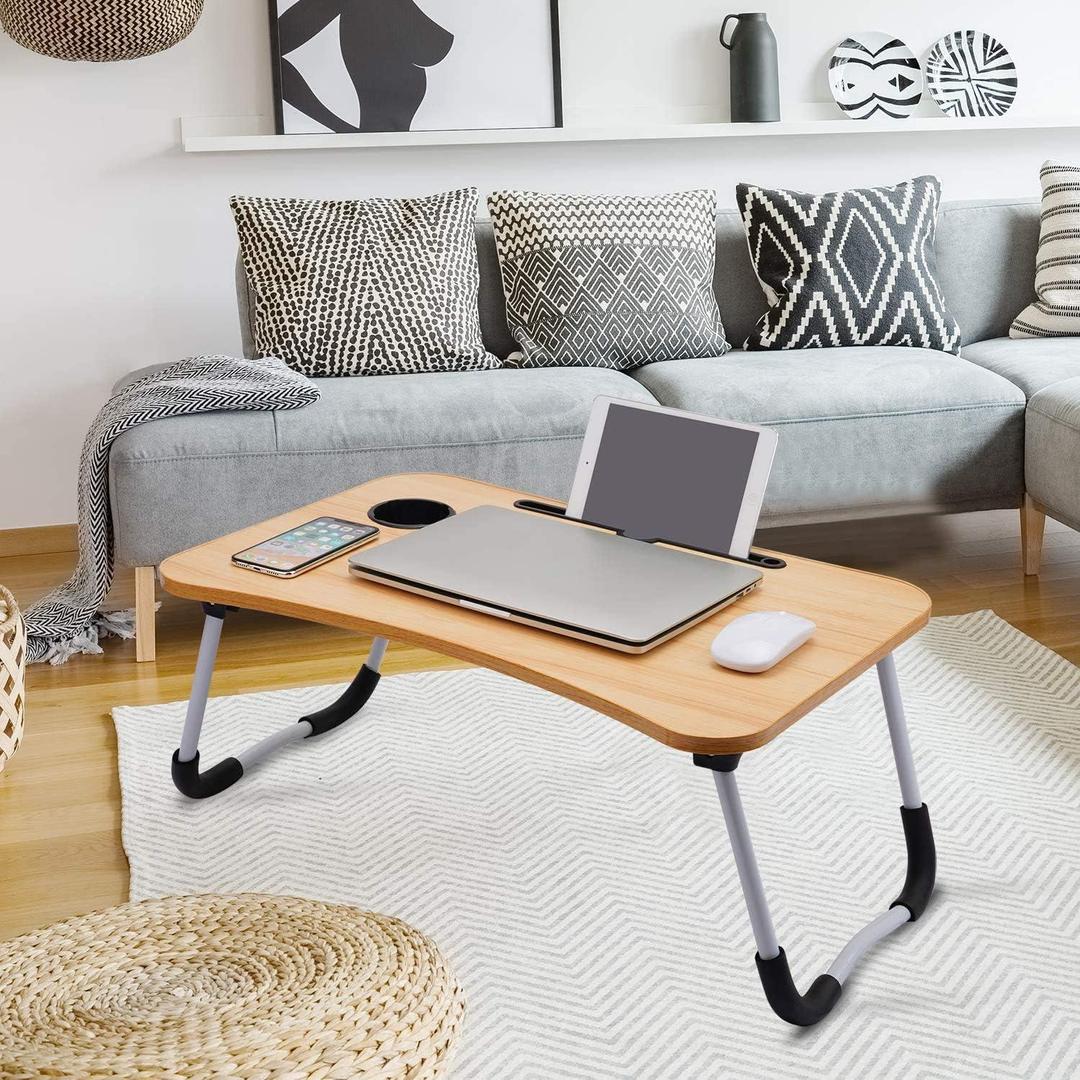 Lightweight Portable Laptop Table - 1 Pc Affordable Solution for Home and Office