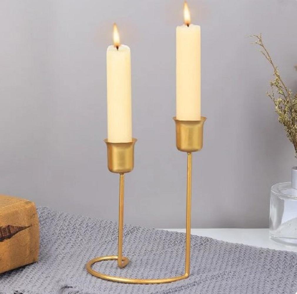 Elegant 1 Pc Metal Candle Stand - Modern Design for Home Decore