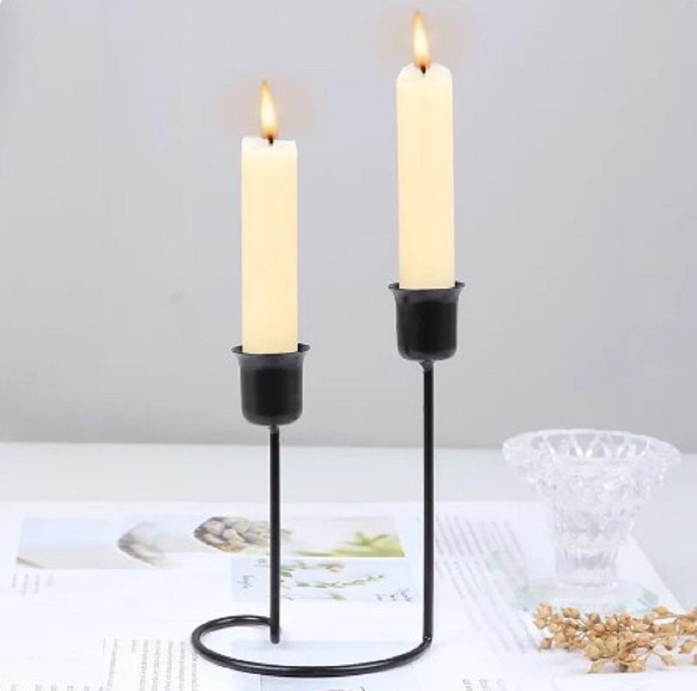 Elegant 1 Pc Metal Candle Stand - Modern Design for Home Decore