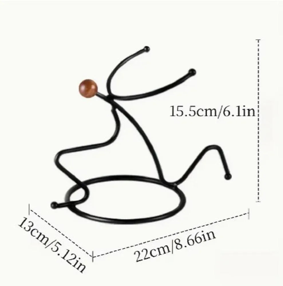 Creative Humanoid Drink Rack Artistic Drink Holder