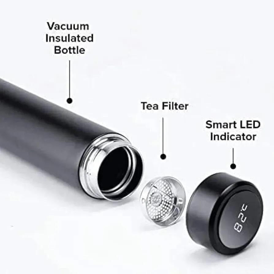 Insulated Stainless Steel Temperature Water Bottle - 1 Pc, Perfect for Gym & Keeps Water Cold